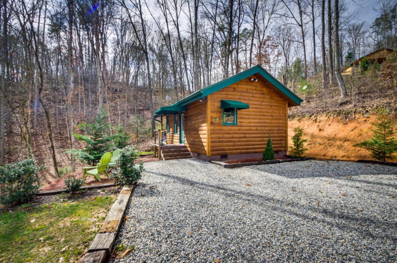 Superb Bryson City Studio Cabin With Hot Tub And Patio! Exterior foto